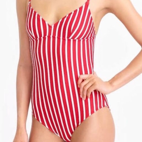 J Crew Swim J Crew Red White Striped Onepiece Swimsuit Poshmark J Crew Swim J Crew Red White Striped Onepiece Swimsuit Poshmark